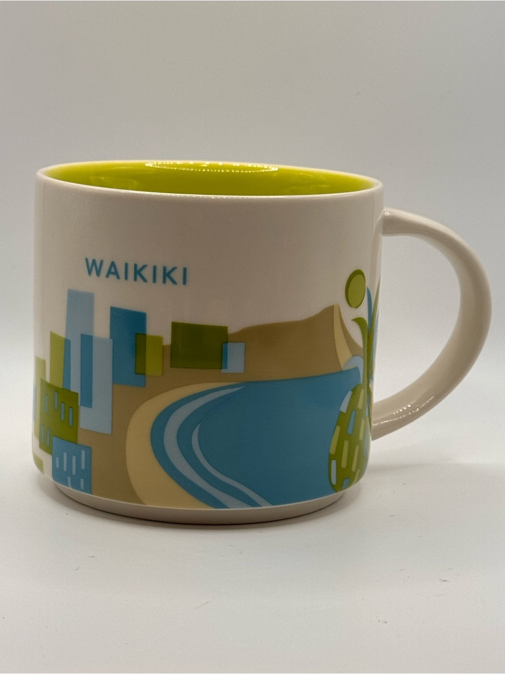 Starbucks 2017 You Are Here Waikiki Coffee Mug. 14 fl oz.